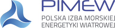 Logo PIMEW — Polska Izba Morskiej Energetyki Wiatrowej